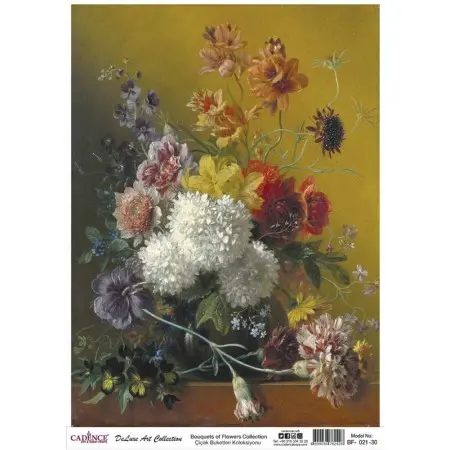 Model BF021 Deluxe Art Collection Pirinç Dekopaj 90x125cm