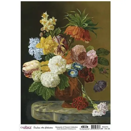 Model BF015 Deluxe Art Collection Pirinç Dekopaj 90x125cm