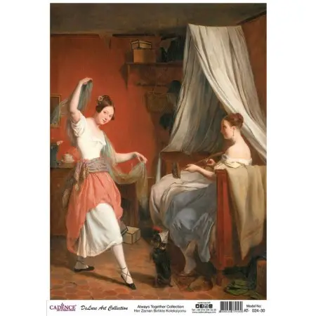 Model AT024 Deluxe Art Collection Pirinç Dekopaj 90x125cm