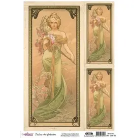 Model AN014 Deluxe Art Collection Pirinç Dekopaj 90x125cm