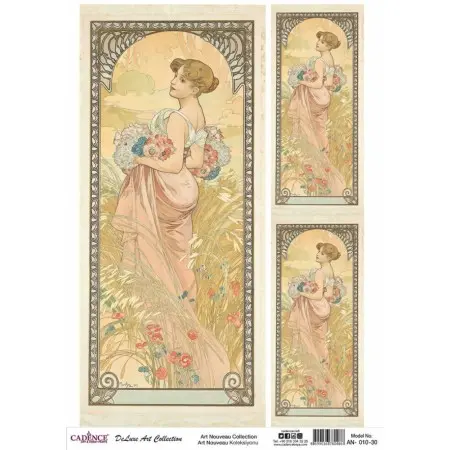 Model AN010 Deluxe Art Collection Pirinç Dekopaj 90x125cm