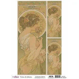 Model AN009 Deluxe Art Collection Pirinç Dekopaj 90x125cm
