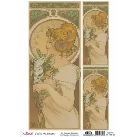 Model AN008 Deluxe Art Collection Pirinç Dekopaj 90x125cm
