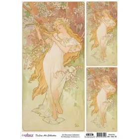 Model AN006 Deluxe Art Collection Pirinç Dekopaj 90x125cm