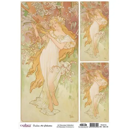 Model AN006 Deluxe Art Collection Pirinç Dekopaj 90x125cm