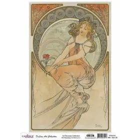 Model AN003 Deluxe Art Collection Pirinç Dekopaj 90x125cm