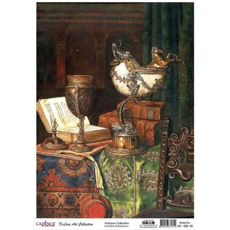 Model AC006 Deluxe Art Collection Pirinç Dekopaj 90x125cm