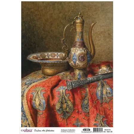 Model AC003 Deluxe Art Collection Pirinç Dekopaj 90x125cm