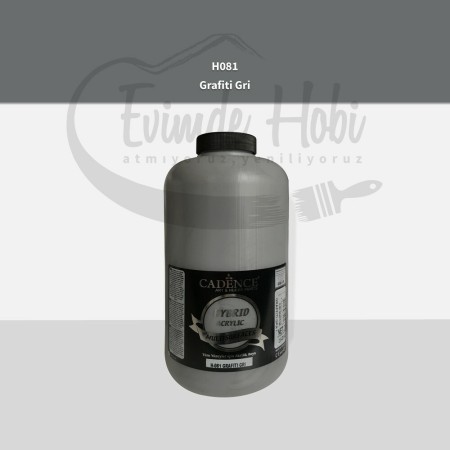 Cadence H081 Grafiti Gri Hibrit Multisurface Boya 2LT