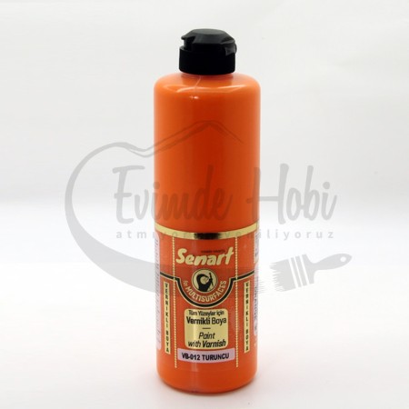 Senart Vernikli Boya VB012 Turuncu 500ml