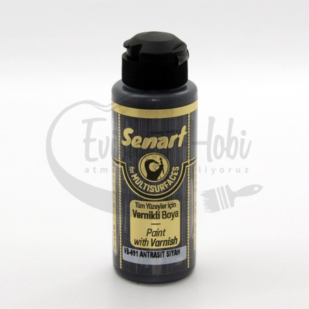 Senart Vernikli Boya VB091 Antrasit Siyah 120ml