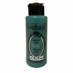 241 Açık Zümrüt Cadence Ham Yüzeyler İçin Metalik Boya 120ML