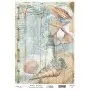 Model 787 Sea Collection Cadence Brass Decoupage Paper 30x42cm