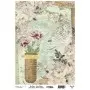 Model 934 Spring Collection Cadence Rice Decoupage Paper 30x42cm