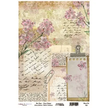 Model 935 Spring Collection Cadence Rice Decoupage Paper 30x42cm