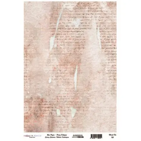 Model 951 Spring Collection Cadence Rice Decoupage Paper 30x42cm
