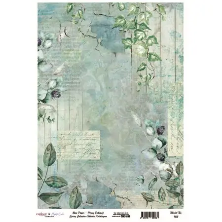 Model 962 Spring Collection Cadence Rice Decoupage Paper 30x42cm