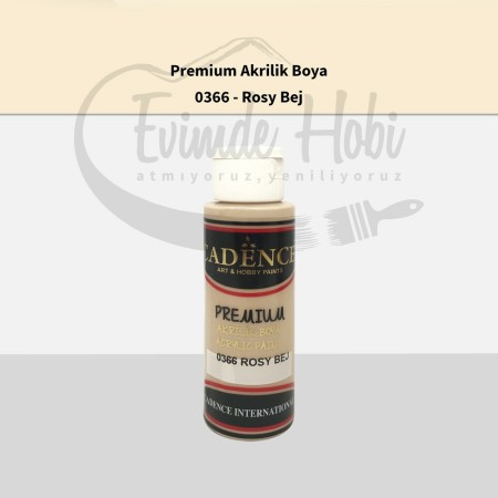 Premium Akrilik Boya 0366 Rosy Bej 70ML