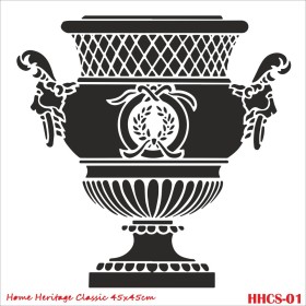 HHCS01 Home Heritage Stencil 45x45cm