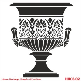HHCS02 Home Heritage Stencil 45x45cm