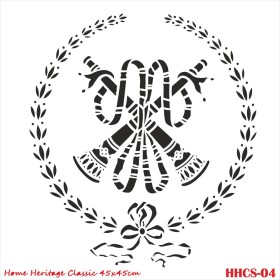 HHCS04 Home Heritage Stencil 45x45cm