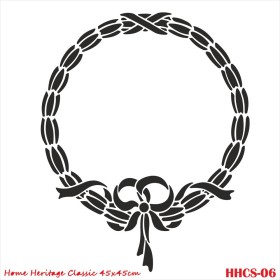 HHCS06 Home Heritage Stencil 45x45cm