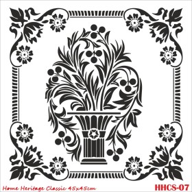 HHCS07 Home Heritage Stencil 45x45cm