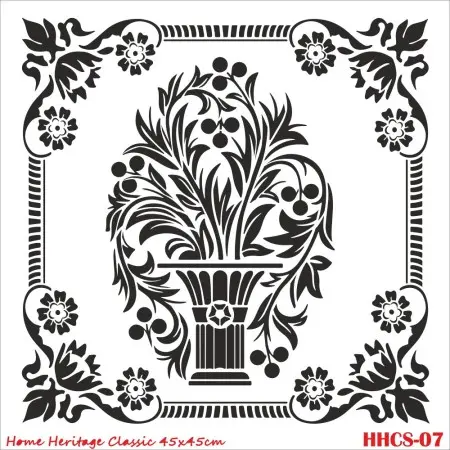 HHCS07 Home Heritage Stencil 45x45cm