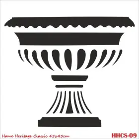 HHCS09 Home Heritage Stencil 45x45cm