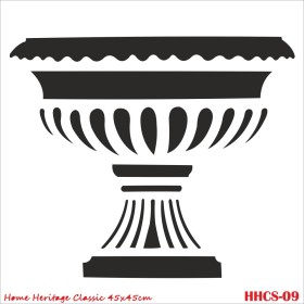 HHCS09 Home Heritage Stencil 45x45cm