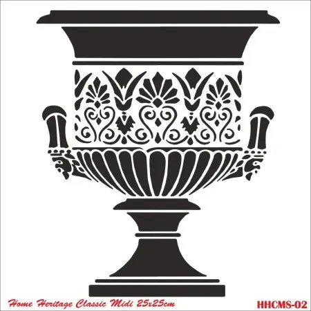 HHCMS02 Home Heritage Stencil 25x25cm