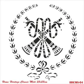 HHCMS04 Home Heritage Stencil 25x25cm