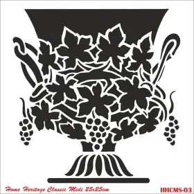 HHCMS03 Home Heritage Stencil 25x25cm