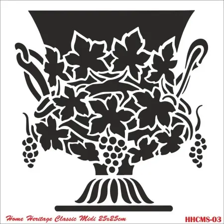 HHCMS03 Home Heritage Stencil 25x25cm