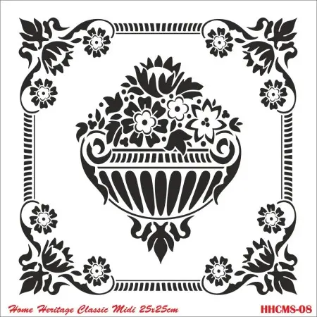 HHCMS08 Home Heritage Stencil 25x25cm