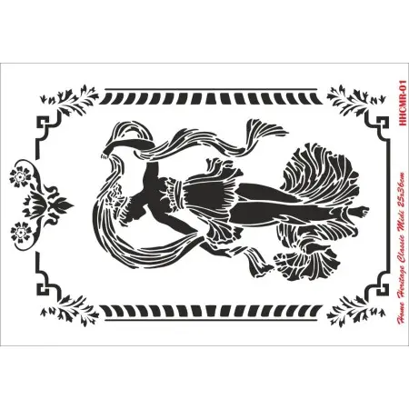 HHCMR01 Home Heritage Stencil 25x35cm