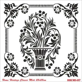 HHCMS07 Home Heritage Stencil 25x25cm