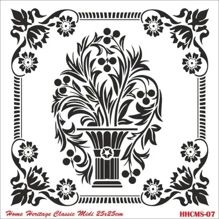 HHCMS07 Home Heritage Stencil 25x25cm