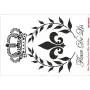 HHCMR06 Home Heritage Stencil 25x35cm