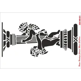 HHCMR03 Home Heritage Stencil 25x35cm