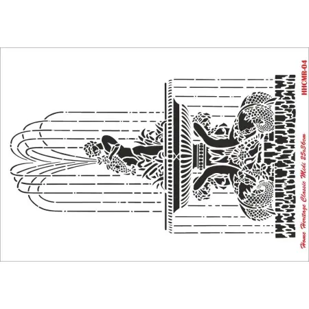HHCMR04 Home Heritage Stencil 25x35cm