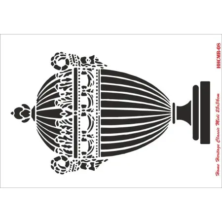 HHCMR08 Home Heritage Stencil 25x35cm