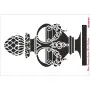 HHCMR09 Home Heritage Stencil 25x35cm