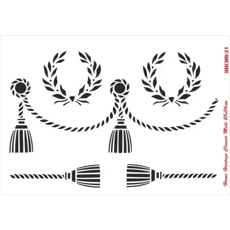 HHCMR31 Home Heritage Stencil 25x35cm