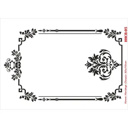 HHCR05 Home Heritage Stencil 50x70cm