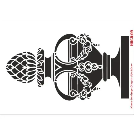 HHCR09 Home Heritage Stencil 50x70cm