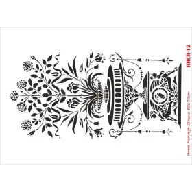 HHCR12 Home Heritage Stencil 50x70cm