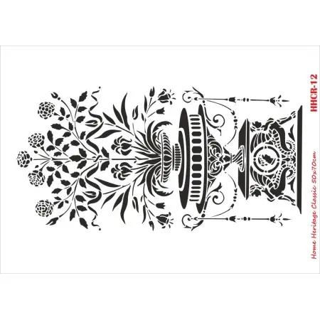 HHCR12 Home Heritage Stencil 50x70cm