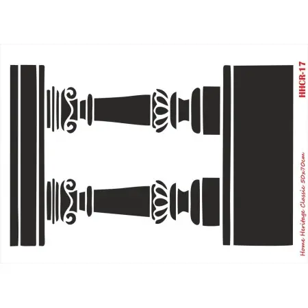 HHCR17 Home Heritage Stencil 50x70cm