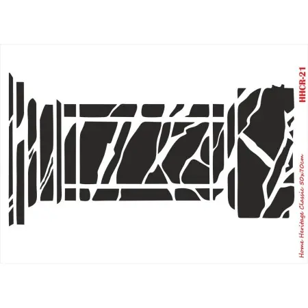 HHCR21 Home Heritage Stencil 50x70cm